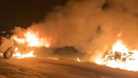 Qashqadaryoda Сobalt va Spark to&lsquo;qnashishi oqibatida yong&lsquo;in sodir bo&lsquo;ldi (video)