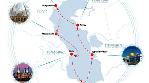 Turkmenistan now linked to Caspian Sea cruise tour
