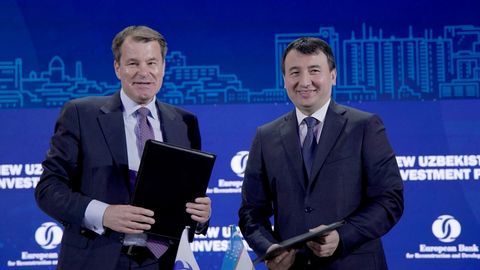 Six key agreements inked at EBRD forum in Samarkand&nbsp;