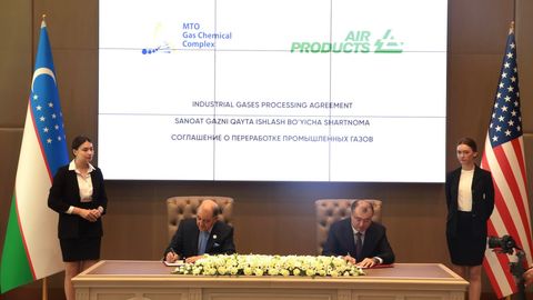 Ўзбекистонда метанолни олефинга айлантириш газ-кимё мажмуаси таркибида янги ишлаб чиқариш қуввати қурилади