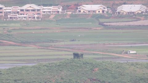 Activities go on as usual at inter-Korean border after North Korea's rocket failure