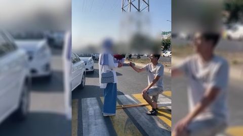 Toshkentda yo&lsquo;lning qatnov qismida prank uyushtirgan yigitlar 3 sutkaga qamaldi