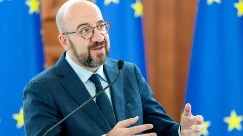 Президент ЕС Шарль Мишель выступил с речью&nbsp;после встречи лидеров стран Центральной Азии