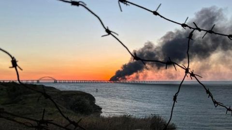 OAV: Qrim ko&lsquo;prigida portlash yuz berdi