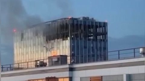 Moskvaga yana dronlar hujum qildi (video)