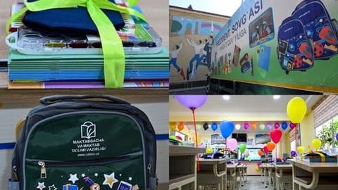 Foto: Maktablarga kelayotgan prezident sovg&lsquo;asi&nbsp;