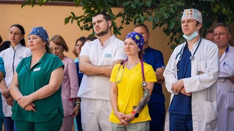 Казахстанцы отремонтировали украинскую больницу