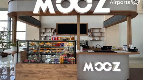 Kazakh shop 'Mooz Coffee' opens in Tashkent Airport's local airlines terminal