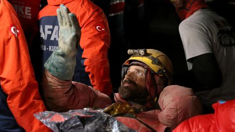Rescue operation saves American speleologist from Turkey's deepest cave