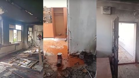 В Казахстане горела школа: люди выпрыгивали из окон&nbsp;