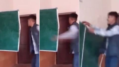 Мактаб синфхонасида доскани уриб туширган ўқувчи воқеасига аниқлик киритилди