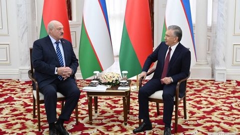Shavkat Mirziyoyev Bishkekda Belarus prezidenti Aleksandr Lukashenko bilan uchrashuv o&lsquo;tkazdi&nbsp;