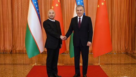 Uzbekistan's economic horizon expands as 'Amer International' chairman meets President Mirziyoyev in Beijing&nbsp;