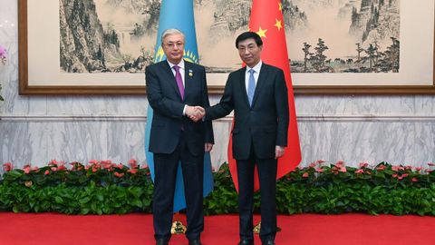President Tokayev and Chairman Wang Huning commemorate thriving diplomatic ties between Kazakhstan and China&nbsp;