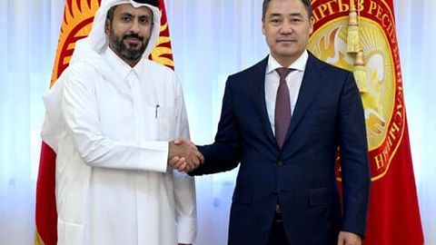 Kyrgyz President Sadyr Japarov and Qatar's Sheikh Faisal bin Thani Al Thani strengthen bilateral investment partnership&nbsp;