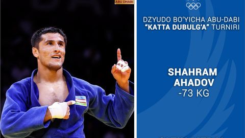 Uzbekistan's Shahram Akhadov wins gold at Grand slam judo tournament
