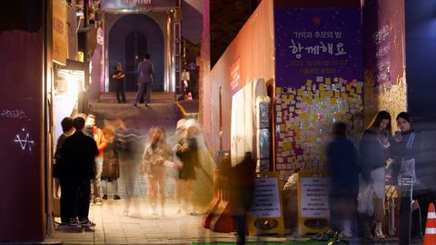 Itaewon mourns as Halloween takes somber turn one year after tragic incident