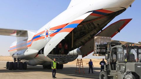 Россия Ғазо сектори аҳолиси учун гуманитар ёрдам юборди