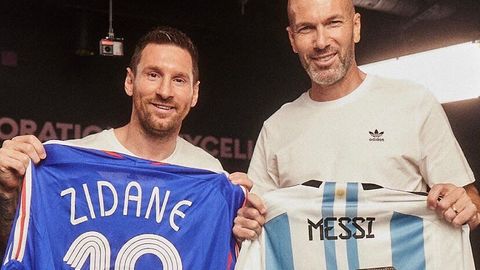 Adidas Лионель Месси ва Зинедин Зидан учрашувини ташкиллаштирди 