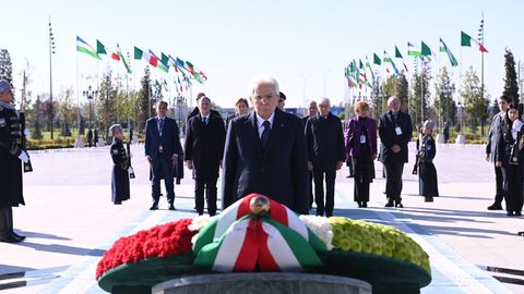 Italiya prezidenti va uning qizi &ldquo;Yangi O&lsquo;zbekiston&rdquo; bog&lsquo;iga tashrif buyurdi (foto)