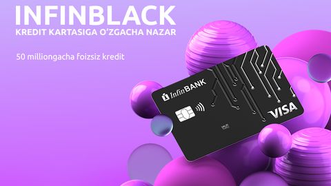 &ldquo;Bizning kredit kartamiz orqali siz bank mablag&lsquo;laridan foizsiz foydalanishingiz mumkin&rdquo; &ndash; InfinBANK boshqaruvi raisining o&lsquo;rinbosari Baxtiyorjon Djo&lsquo;rayev InfinBLACK kredit kartasining afzalliklari haqida