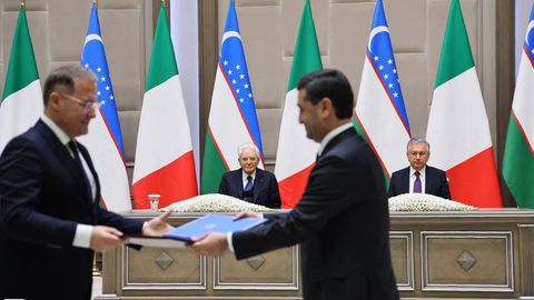O&lsquo;zbekiston va Italiya o&lsquo;rtasida hamkorlikni yanada rivojlantirish bo&lsquo;yicha qator hujjatlar imzolandi