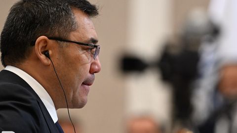 Kyrgyz President urges peace in Gaza and stresses humanitarian support at ECO summit