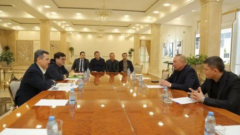 Minister of Digital Technologies of Uzbekistan inspects "Cybersport Arena" construction in Jizzakh city