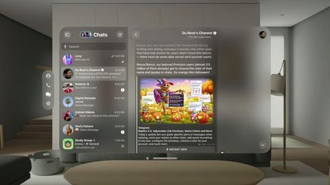 Pavel Durov unveils augmented reality version of Telegram for Apple's Vision Pro