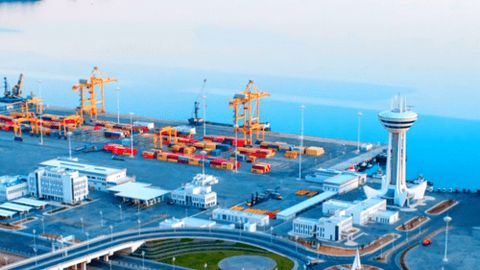 Caspian port of Turkmenbashi boosts international cargo traffic