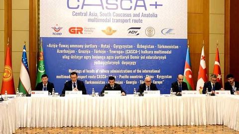 Central Asia-South Caucasus-Turkey multimodal corridor under consideration in Ashgabat 