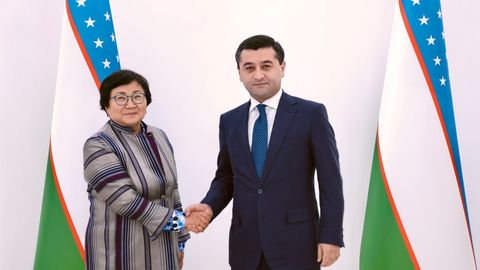 Uzbekistan's Minister of Foreign Affairs meets UNAMA chief to strengthen collaboration for Afghanistan's recovery&nbsp;