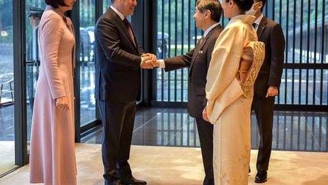 President of Kyrgyzstan Sadyr Japarov engages in diplomatic talks at Imperial Palace in Tokyo&nbsp;