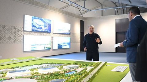 President Mirziyoyev inspects Olympic town construction site: &nbsp;100 hectares, 5 restored complexes, 20,000 jobs for 2025 games