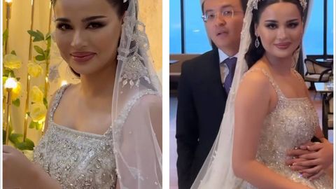 Xonanda Mahliyo Omon turmushga chiqdi. Kuyov ham shou-biznesga begona emas (video)