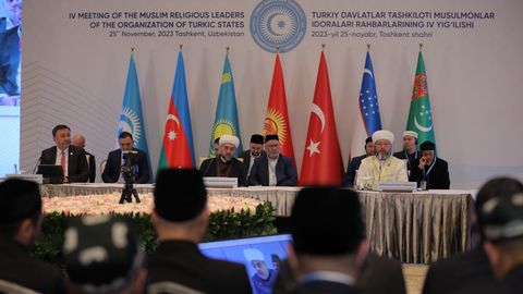 &ldquo;Islam and terrorism are not connected&rdquo; - Dr. Ali Erbaş's address at the Turkic States Council meeting &nbsp;