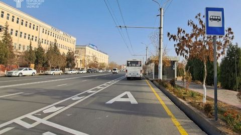 Urganchda jamoat transporti uchun alohida yo&lsquo;laklar ishga tushiriladi