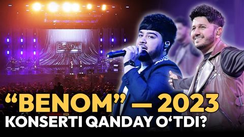 Kinokonsert atamasini o&lsquo;zbek shou-biznesiga olib kirgan &ldquo;Benom&rdquo; guruhining yangi konsertidan reportaj (video)