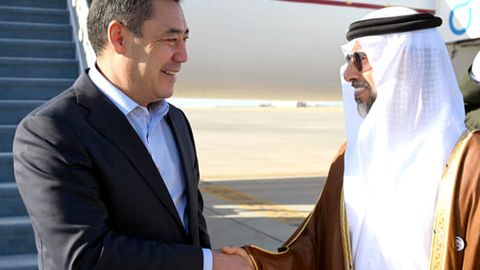 President Sadyr Japarov arrives in Dubai for climate conference and bilateral talks&nbsp;