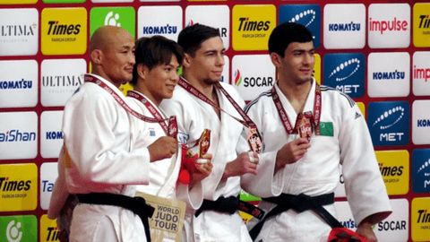 Turkmen judoka among Grand Slam medallists in Japan 