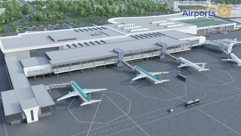 Toshkent xalqaro aeroportida qurilish va ​​rekonstruksiya ishlari boshlandi (foto)