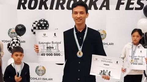 Turkmen player wins Rocking-2023 Masters Chess Festival in Tashkent 