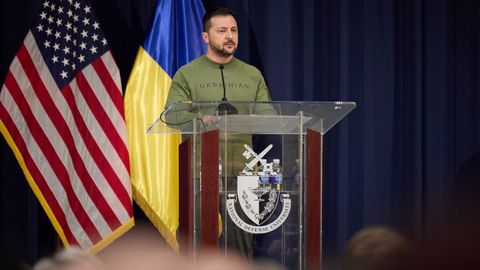 &ldquo;Муаммолар Путинни фақат илҳомлантиради&rdquo; &mdash; Зеленский АҚШ Конгрессида Украинага ёрдам бўйича келишмовчиликлар оқибатидан огоҳлантирди