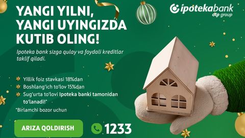 Ipoteka bank OTP Group ҳамёнбоп ипотека кредитлари таклиф этади&nbsp;