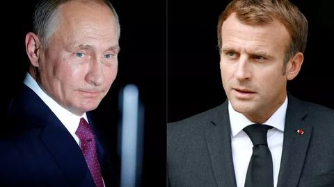 &ldquo;Рақамим ўзгармаган&rdquo;. Макрон Путин билан Украинадаги урушни тугатиш ҳақида гаплашишга тайёрлигини айтди
