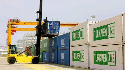 Turkmenistan increases international cargo traffic across Caspian Sea&nbsp;