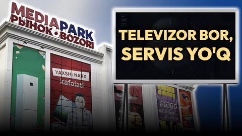 Mediapark сервис хизмати йўқ телевизор сотмоқда. Бу харидорни алдашми ёки устидан кулиш?