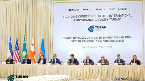 APEX INSURANCE &ldquo;Turon&rdquo; qayta sug&lsquo;urta qilish sig&lsquo;imining asoschilaridan biriga aylandi&nbsp;&nbsp;