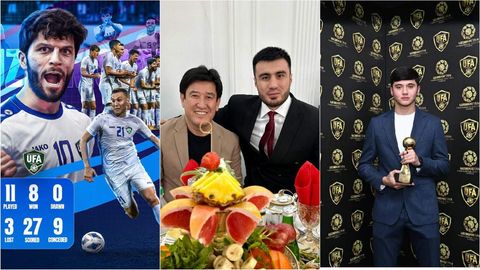 Surxondaryoda to&lsquo;yini davom ettirgan Bahodir Jalolov, yilning eng yaxshisi bo&lsquo;lgan Abbosbek Fayzullayev va eng yaxshi yosh futbolchi bo&lsquo;lgan Abduqodir Husanov.&nbsp;Ijtimoiy tarmoqlarda sport vakillarining qiziqarli surat va videolari
