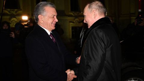 Sankt-Peterburgda Shavkat Mirziyoyev va Vladimir Putinning uchrashuvi bo&lsquo;lib o&lsquo;tdi
